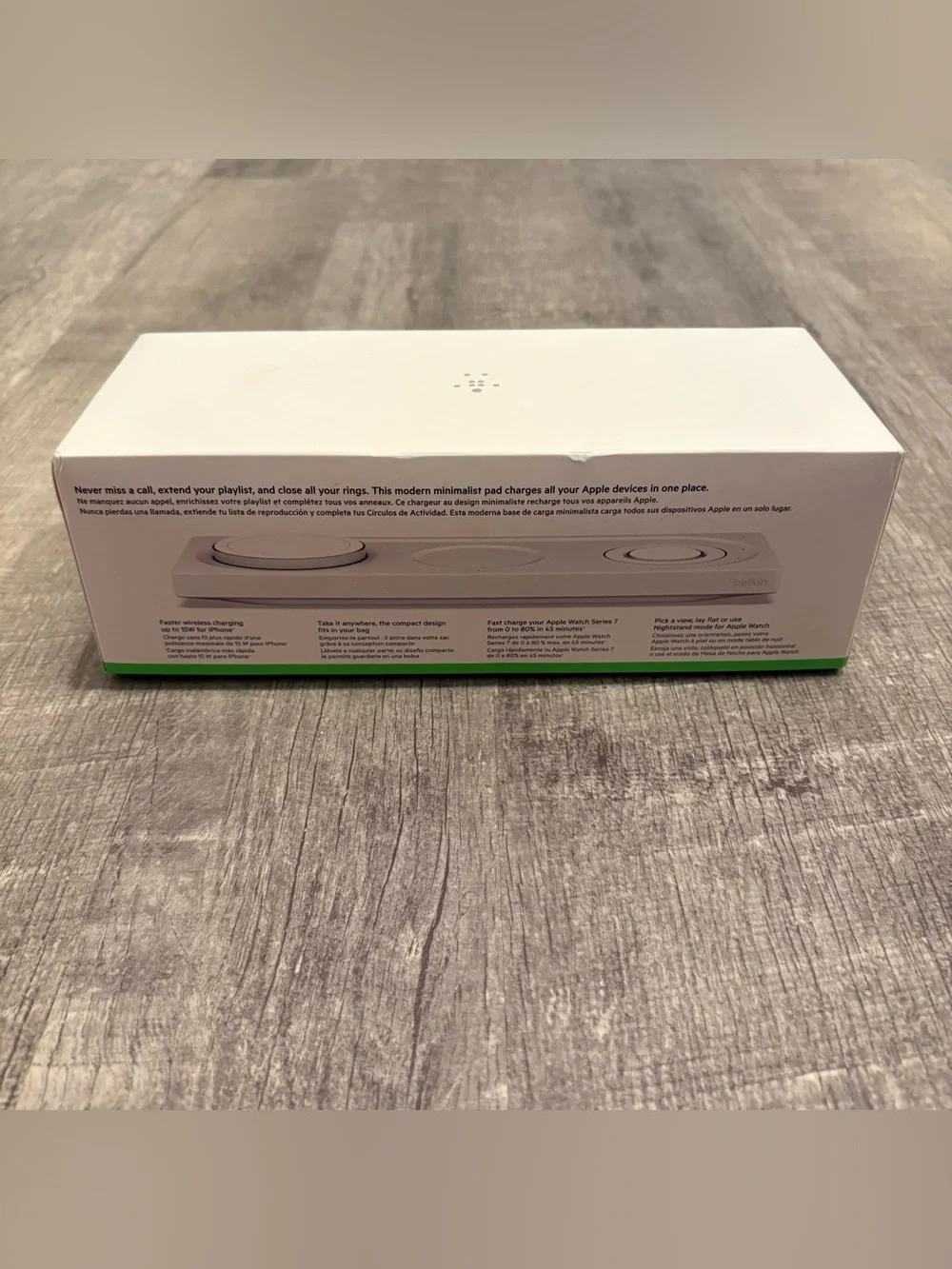 Belkin WIZ016 BoostCharge Pro 3in1 MagSafe Charger Pad New Sealed Wireless